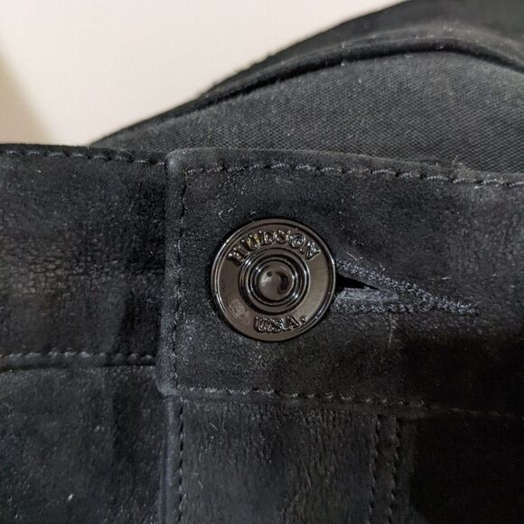 HUDSON | Nico Mid-rise Suede Super Skinny Pants - Picture 8 of 10